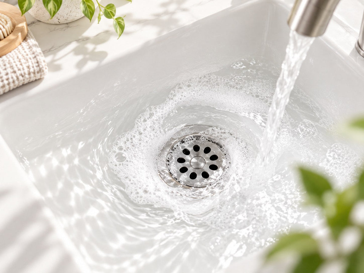 Lavabo giderine akan su